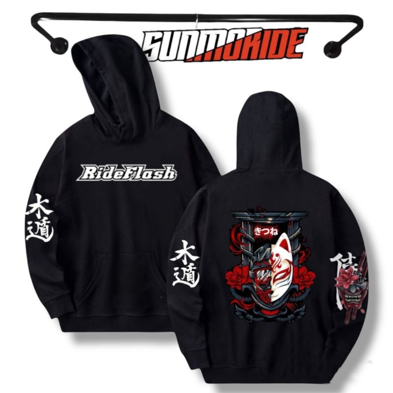 Jaket sunmori/Jaket hoodie sunmori/jaket pria/jaket racing/Jaket motor sunmori/jaket pria-RIDER FLASH new art