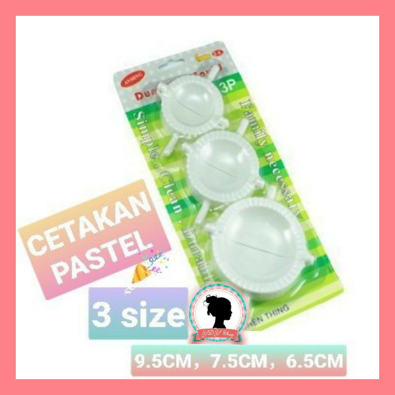 Set cetakan pastel 3in1