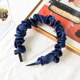 HARGA PER PCS!! BANDO NAGITA SCRUNCHIE KOREA / AKSESORIS RAMBUT KERUT MOTIF WARNA RANDOM