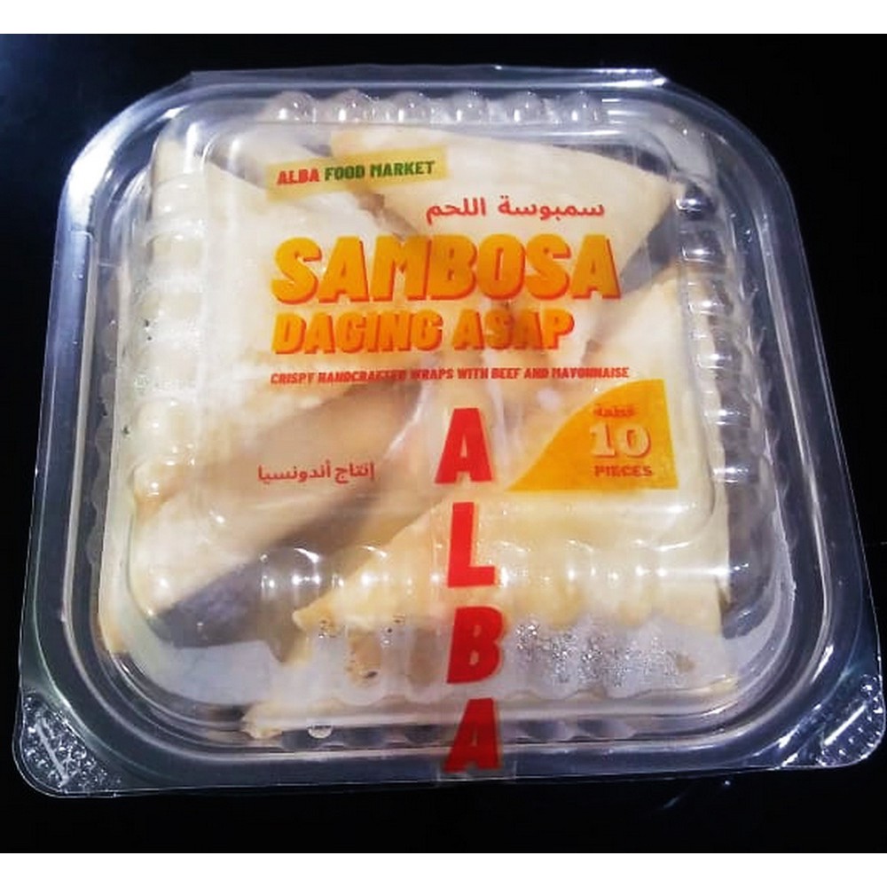 

ALBA FOOD SAMBOSA DAGING ASAP ISI 10
