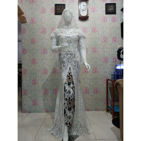 KEBAYA PENGANTIN AKHAD FULL PAYET