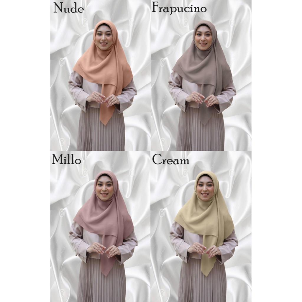 JILBAB LASERCUT bella square kerudung Segi empat Lasercut Hijab lasercut polycotton