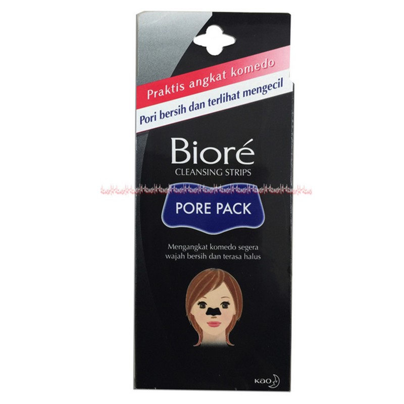 Biore pore pack angkat komedo Biore Komedo Biore Pori Warna Hitam