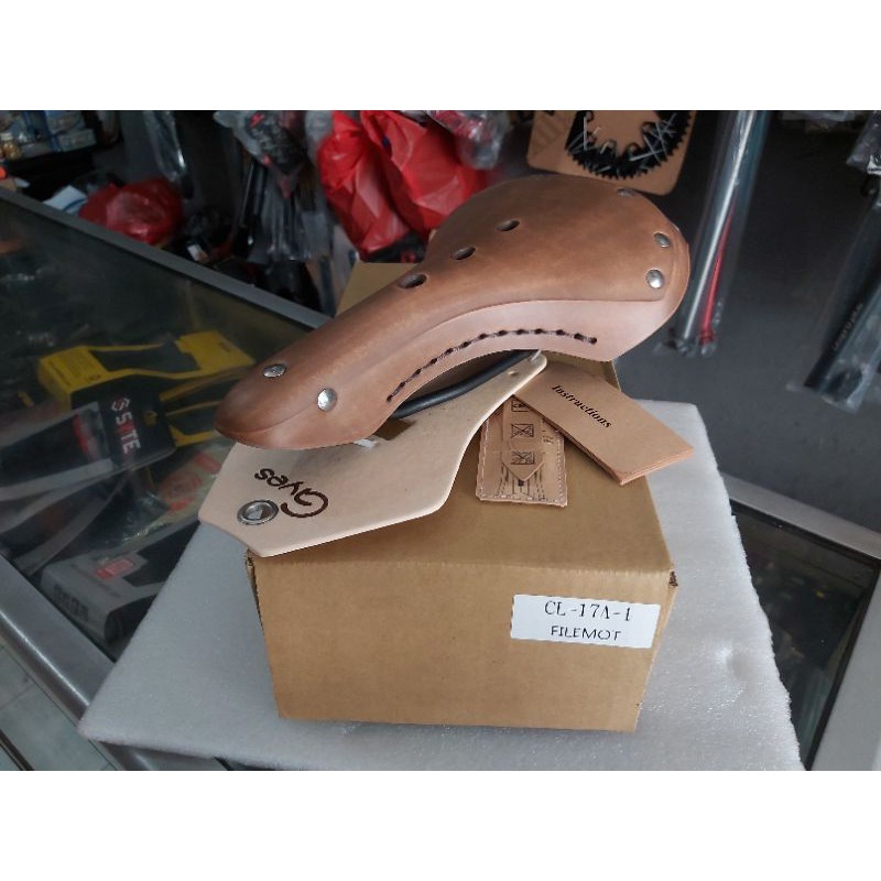 SADEL KULIT GYES CL-17A-1 FILEMOT