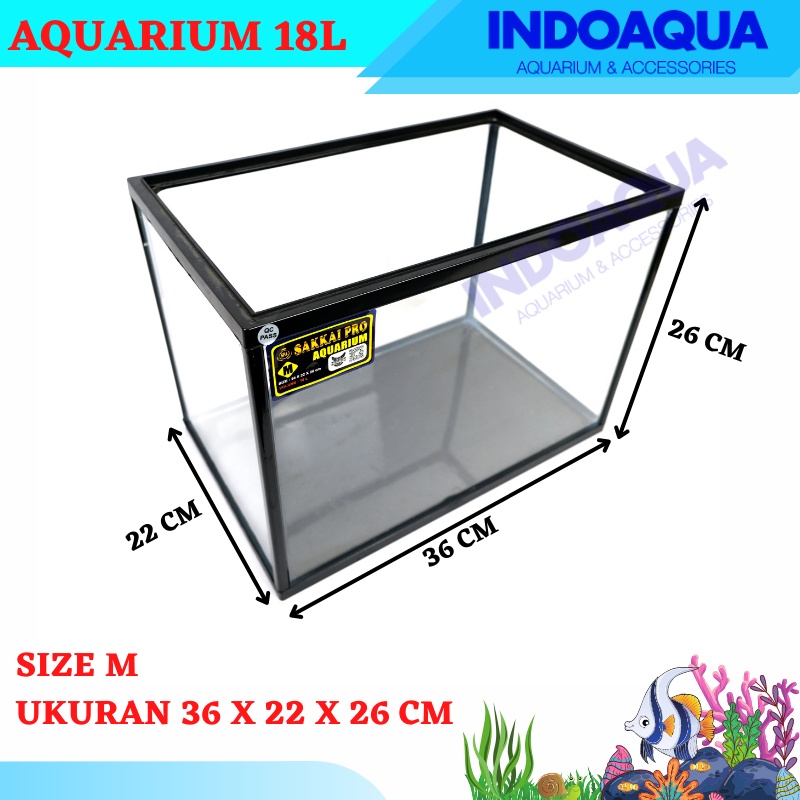 Tank Aquarium | Aquarium Sakkai Pro Size M | Aquarium Akrilik Ikan Hias