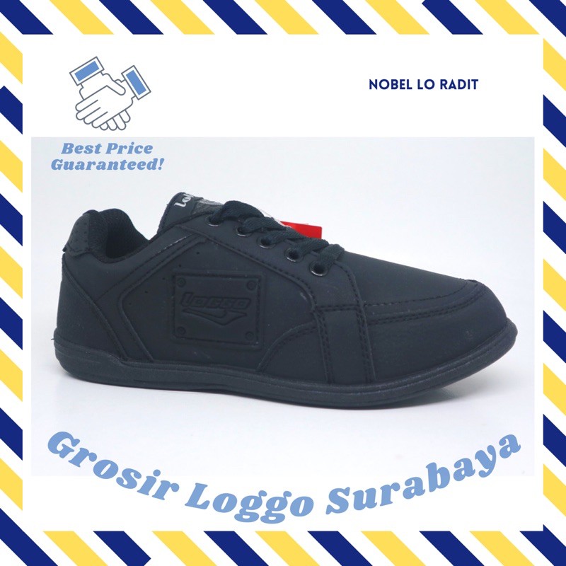 Sepatu Hitam Loggo Nobel Lo Radit