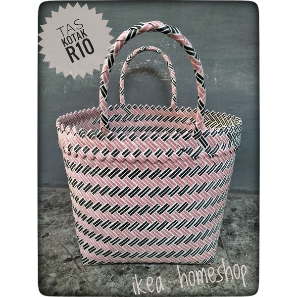 tas kotak nasi R10 (20x20) tas nasi box tas kotak kardus