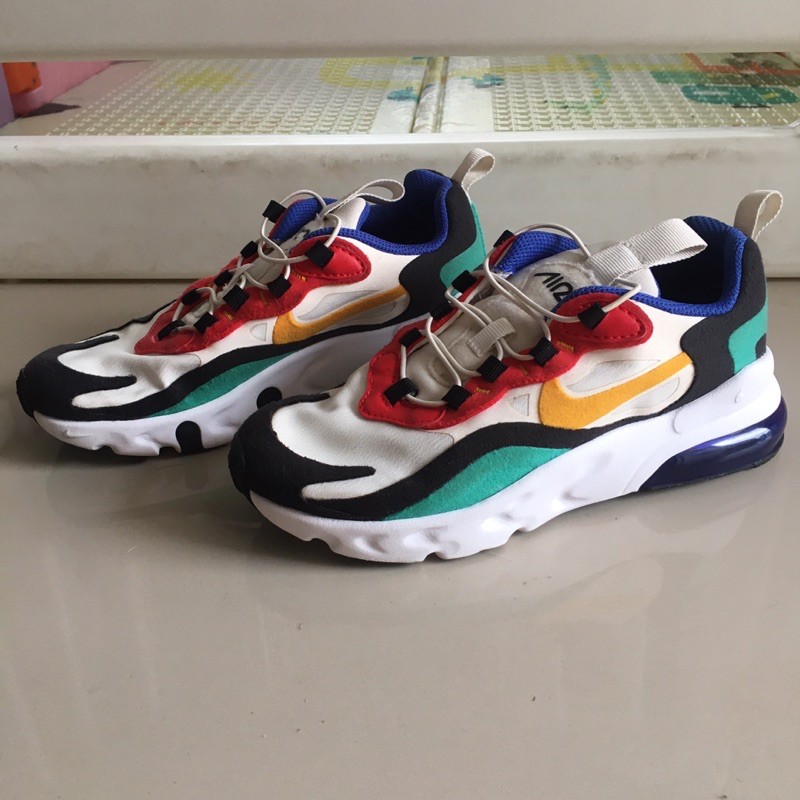 Preloved nike air max 270 react bauhaus phantom size 1Y / 32 prechool kids