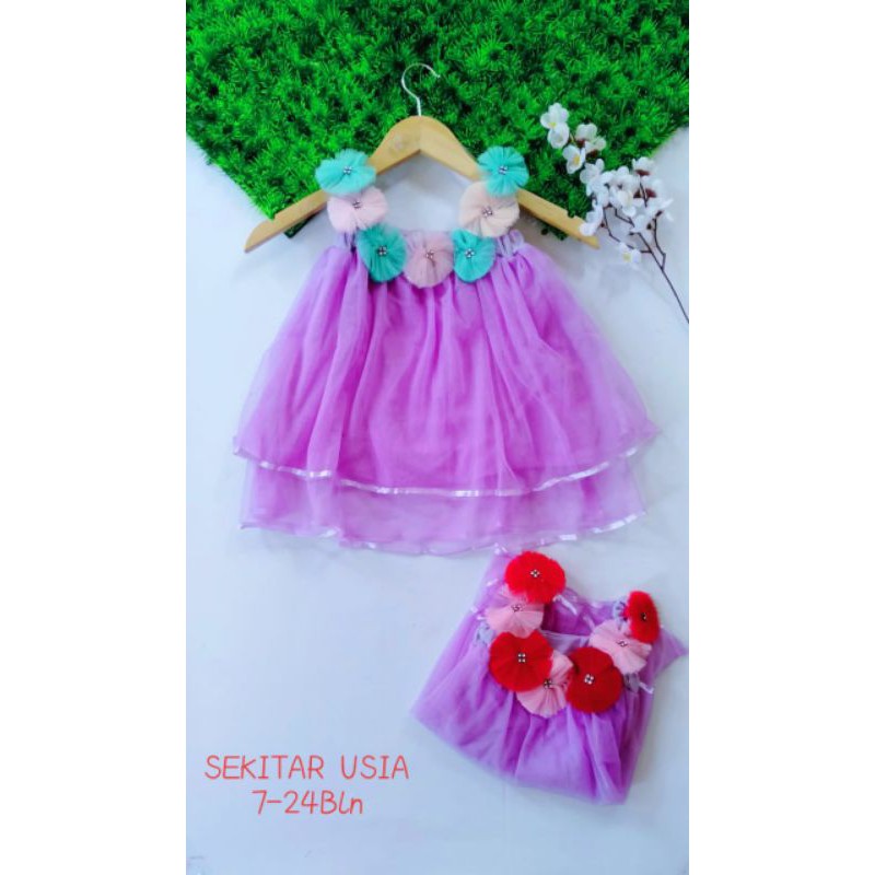 Dress baby Ucansee perempuan cewek 1 2 tahun