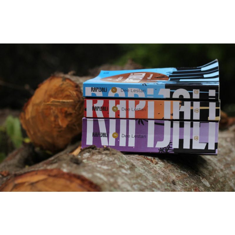 Rapijali Paket Inggil Boxset Rapijali 1 2 3 TTD basah Dee Lestari