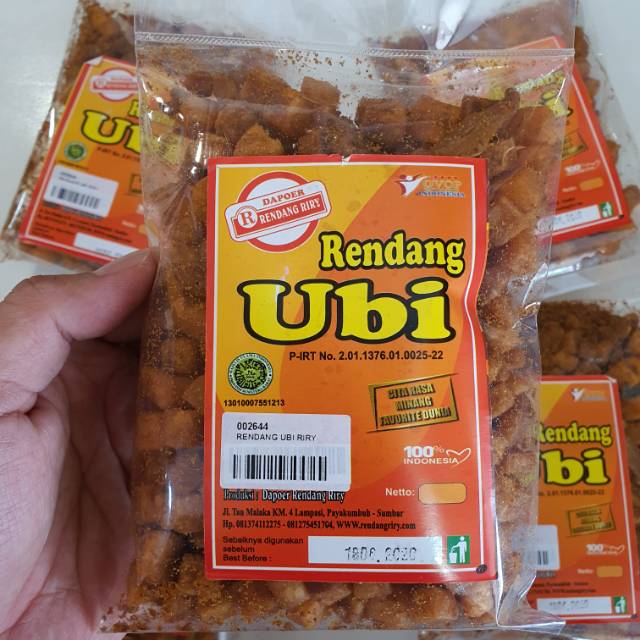 

RENDANG UBI RIRY OLEH KHAS SUMBAR PAYAKUMBUH