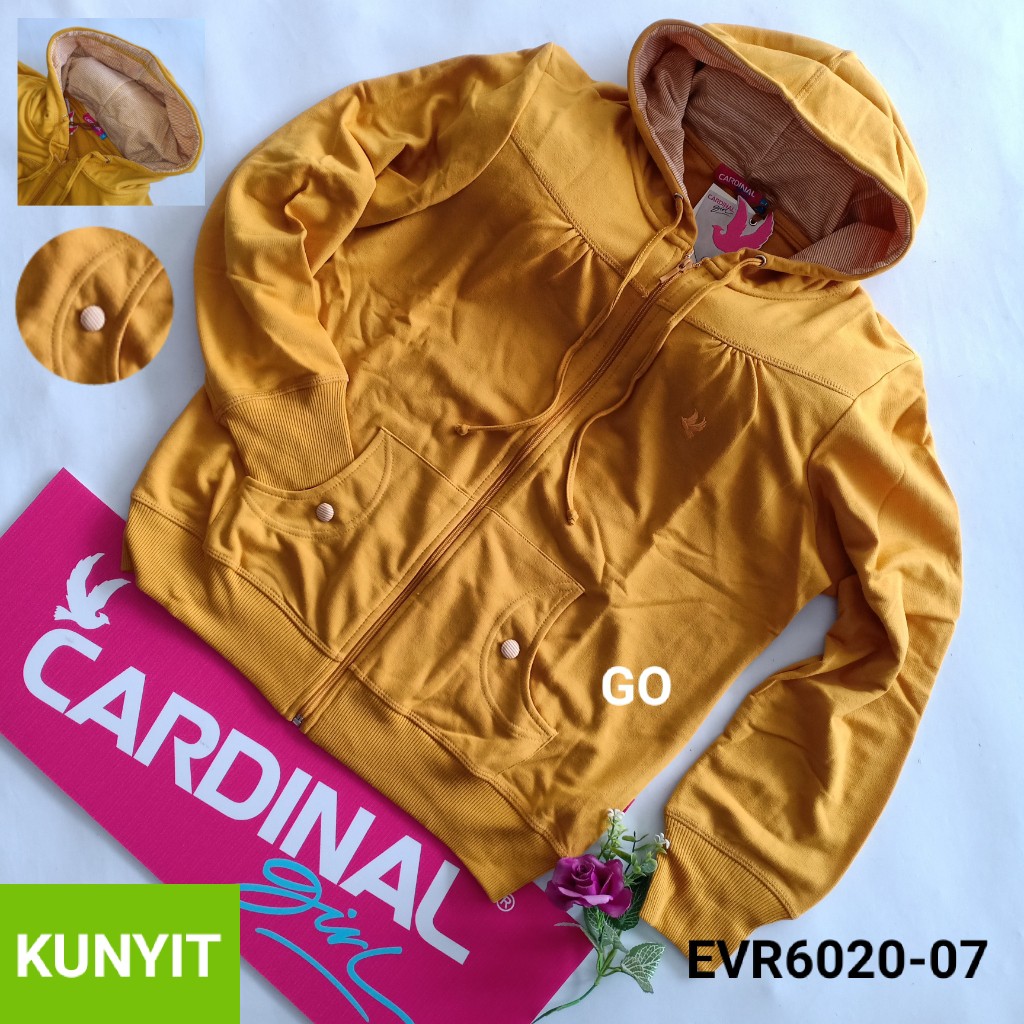 gof CARDINAL SWEATER GIRL 147 Pakaian Wanita Outerwear Jaket Cewek Sweater Katun Cardinal Original