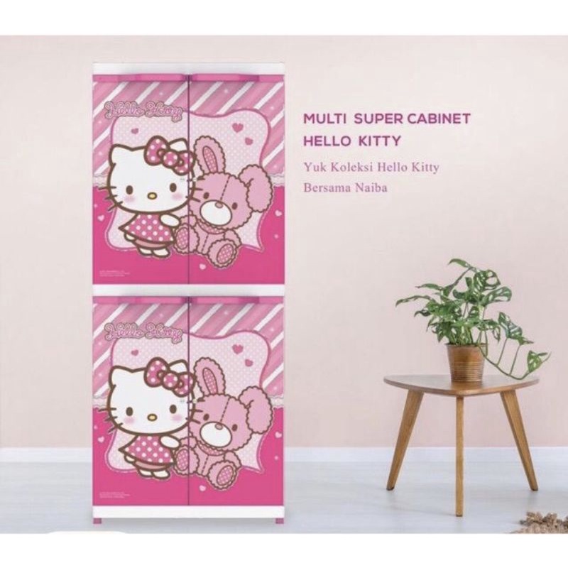 Lemari Plastik Naiba Hello Kitty