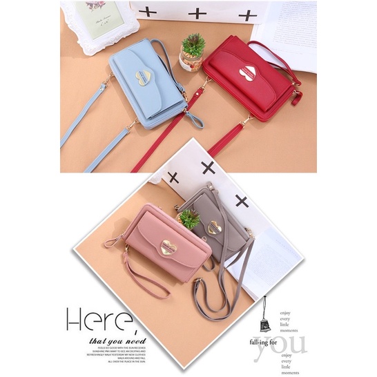 Tas Selempang Wanita Kulit Tas Dompet Hp Cewek LN C0108