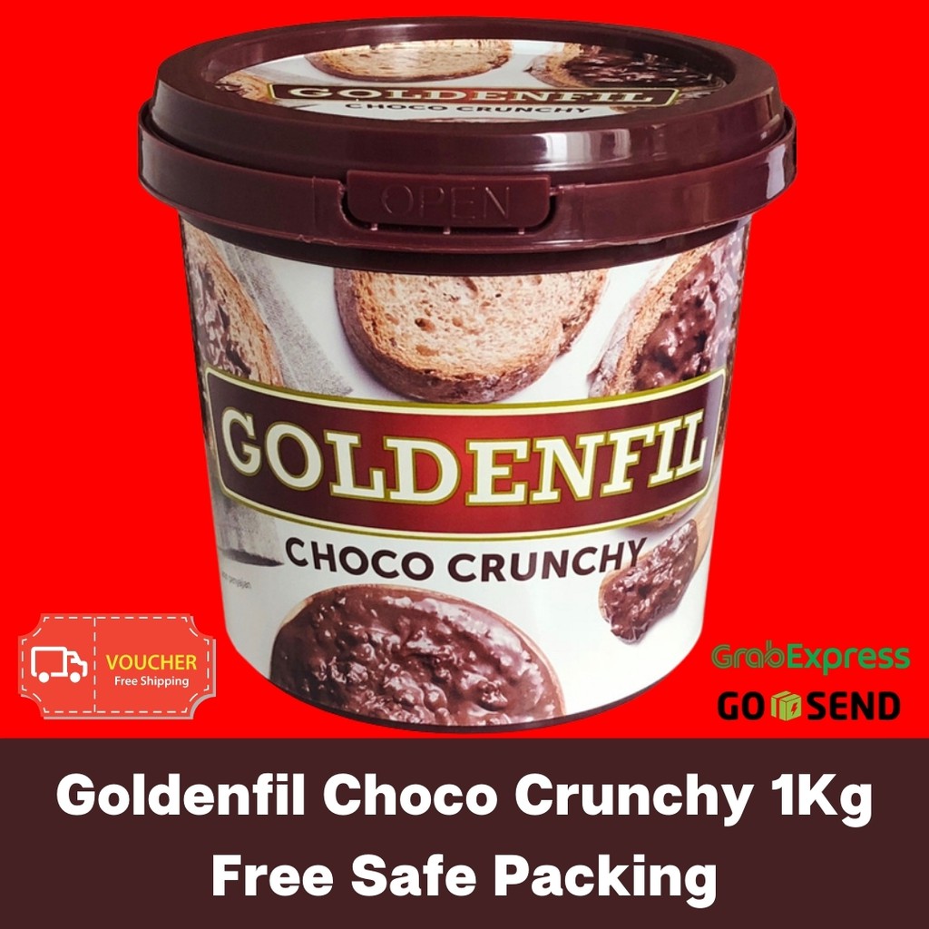 

Goldenfil Choco Crunchy Selai Cokelat Crunchy 1Kg