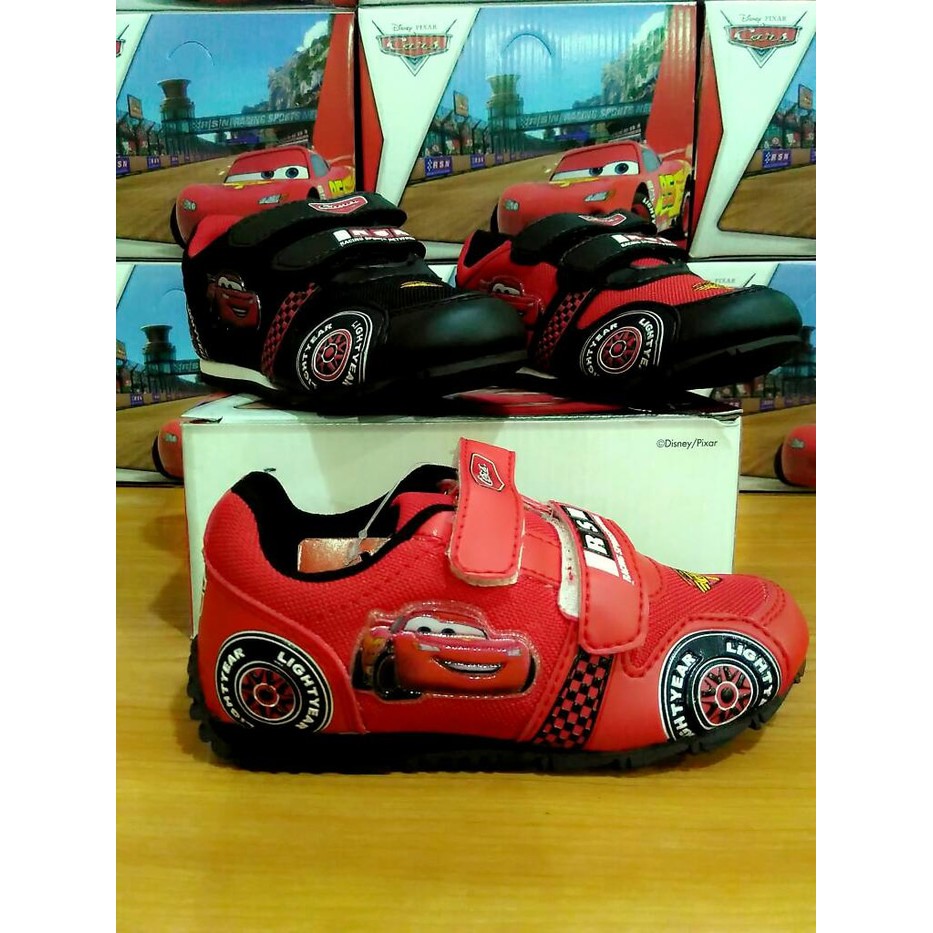 sepatu anak racing cars,merek DISNEY