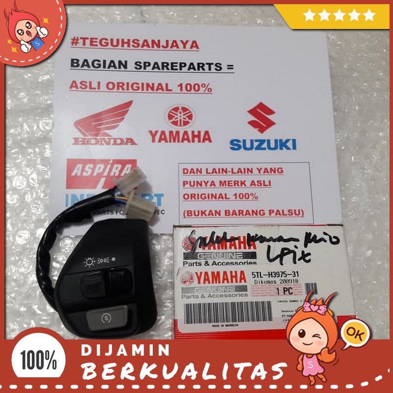 Saklar Kanan Yamaha Mio Yamaha Jupiter Z Mx Mio J Soul Xeon Asli Original Sparepart Motor Murah