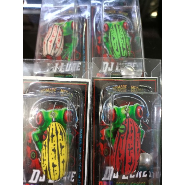 Umpan pancing kodok Soft frog dj lure 4 cm 6 gram gabus casting