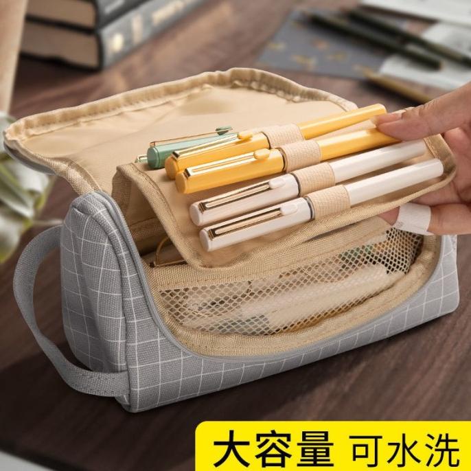 

---Terbartu--- XY Versi Korea dari tempat pensil kanvas lucu berkapasitas besar (preorder)