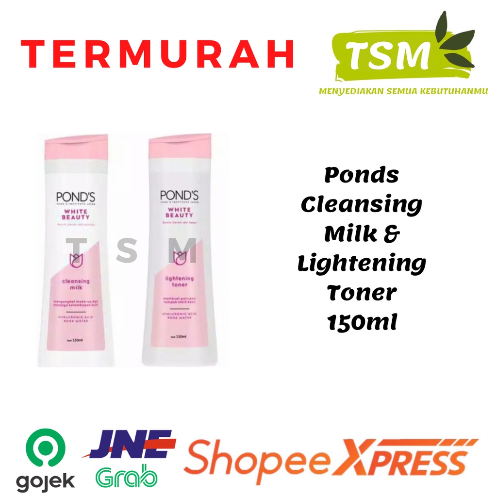 Ponds Cleansing milk &amp; Lightening Toner 150ml