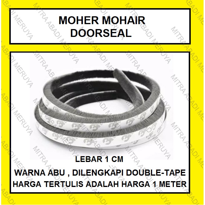

MOHAIR BULU DENGAN DOUBLE TAPE LEBAR 1 CM