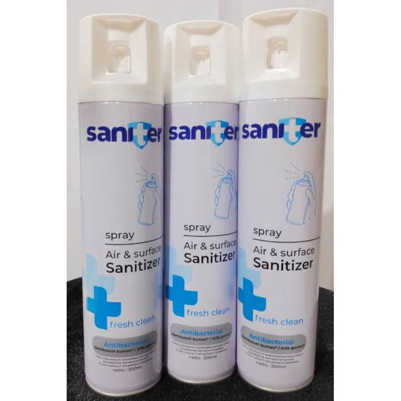 saniter aerosol 200ml atau 400ml