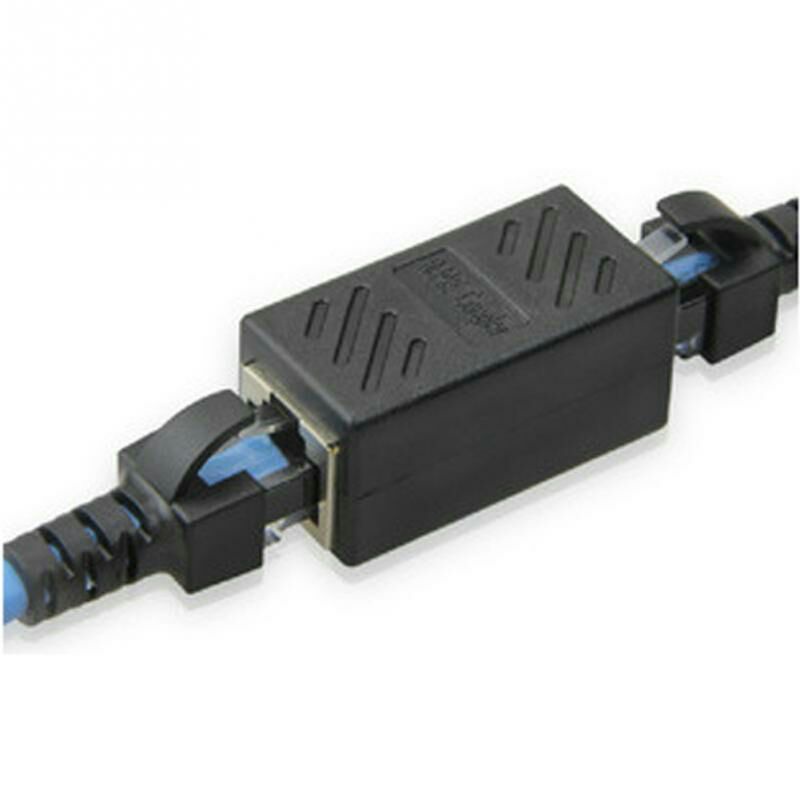 RJ45 Fermale To Fermale Cat6 Network LAN Extension Adapter Connector