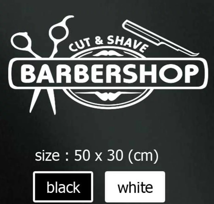 

TERMURAH CUTING STIKER BARBERSHOP SIMPEL DESIGN MODEL BAQ