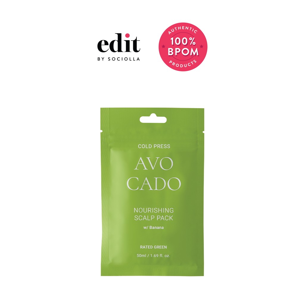 

Rated Green Avocado Nourishing Scalp Pack - size: 50 ml - Edit by Sociolla