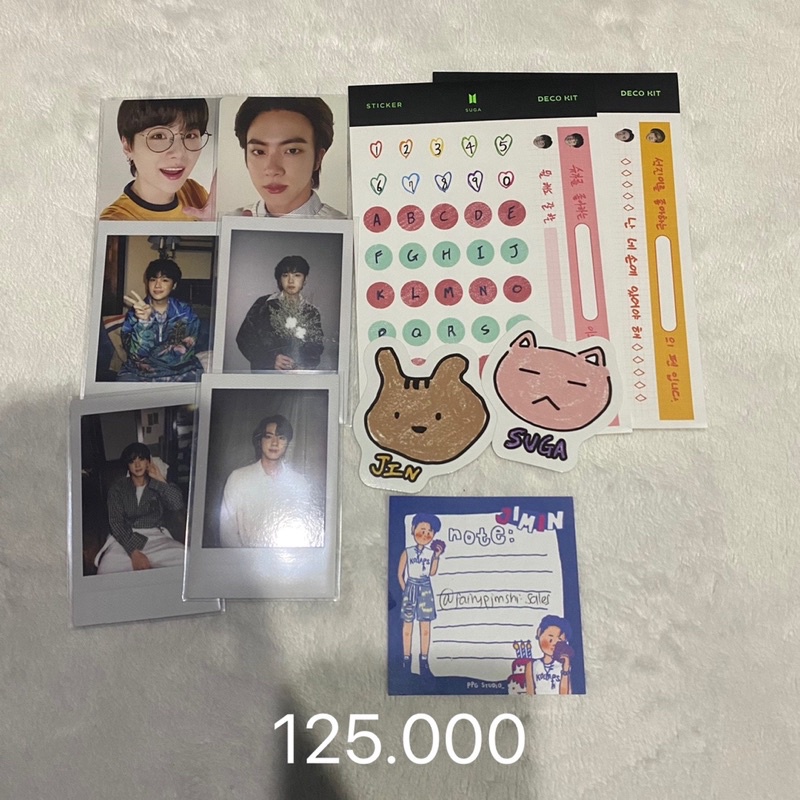 bts official deco kit sharing kit yoonjin namkook