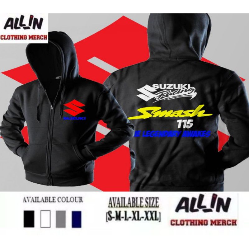 JAKET SUZUKI RACING SMASH 115 THE LEGENDARY AWAKES PREMIUM QUALITY SABLON