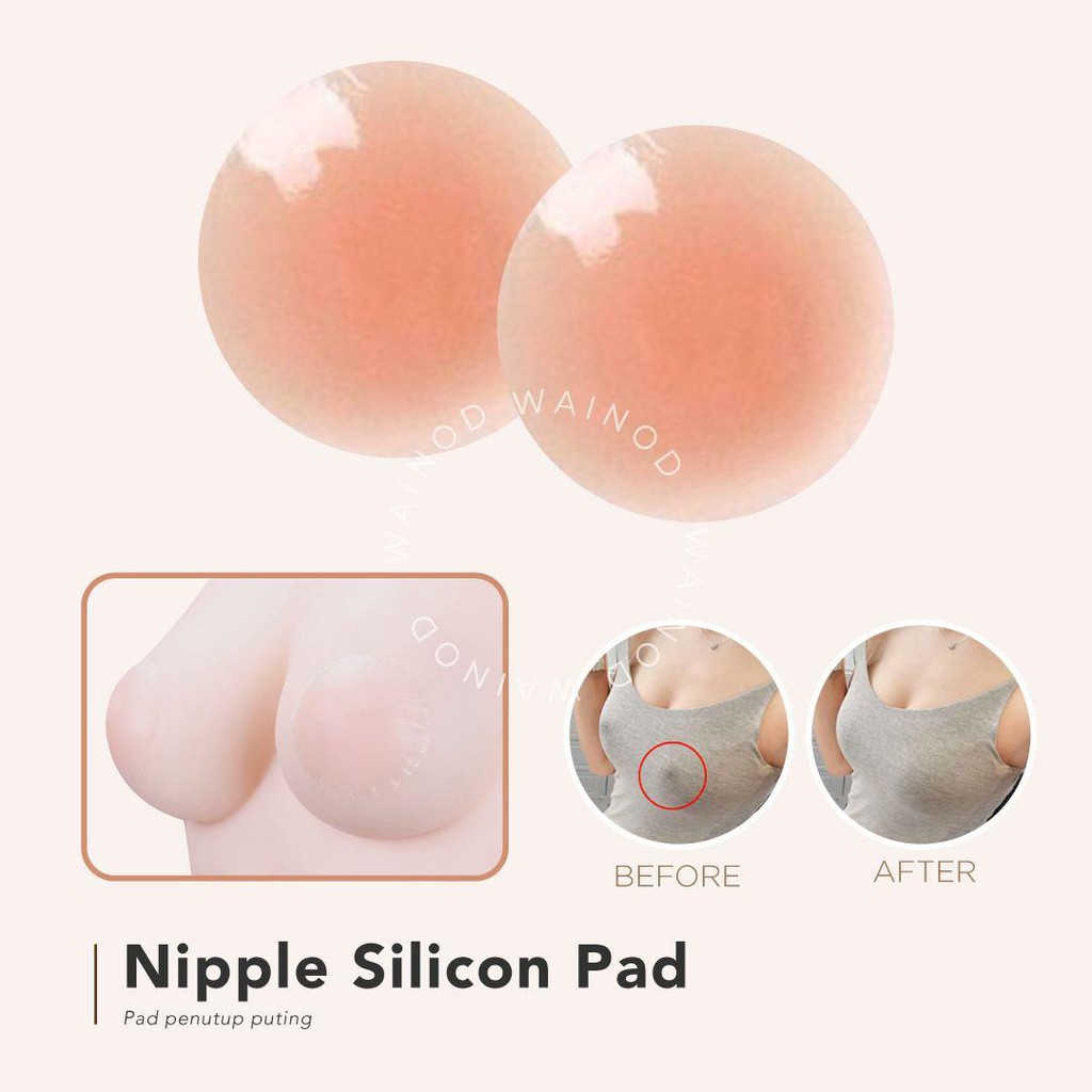 wainodshop - NIPPLE SILICONE PAD Penutup puting