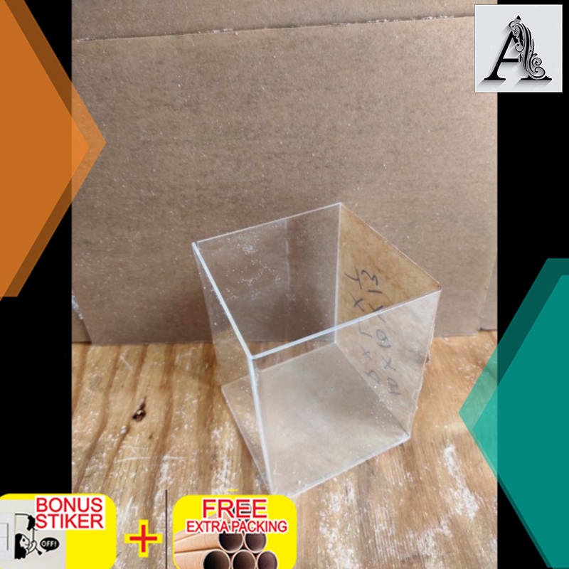 

Terlaris Aquarium Ikan Cupang Bahan Akrilik Ukuran 10 x 10 x 13