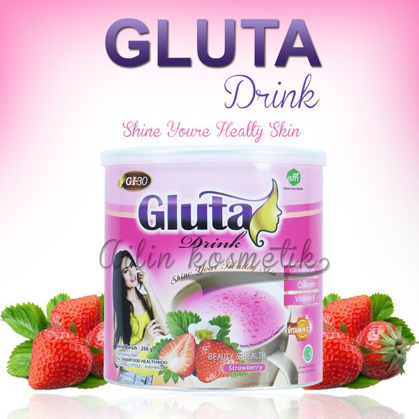 Gluta Drink Original Varian Strawberry/ Gluta Drink Strawberry