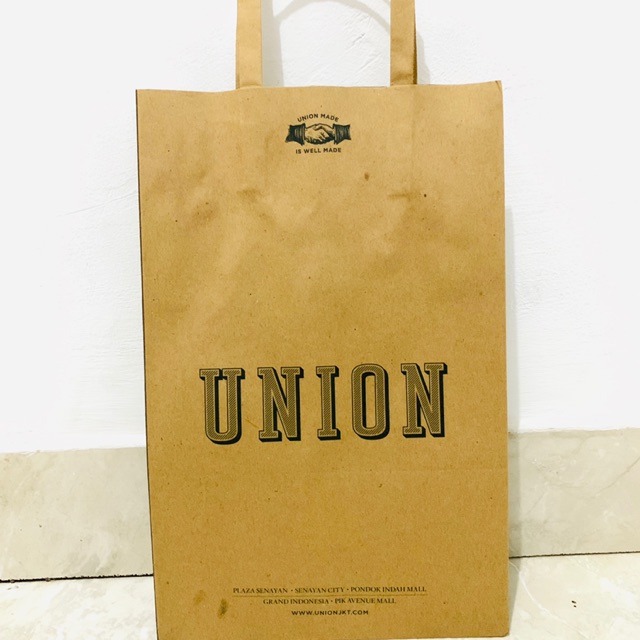 

Paper bag union original 100%