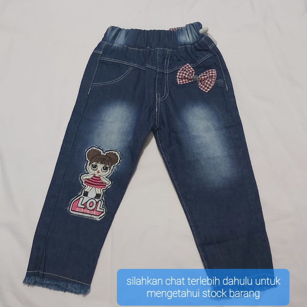 FASHION CELANA JEANS ANAK PANJANG PEREMPUAN PREMIUM LUCU PAKAIAN