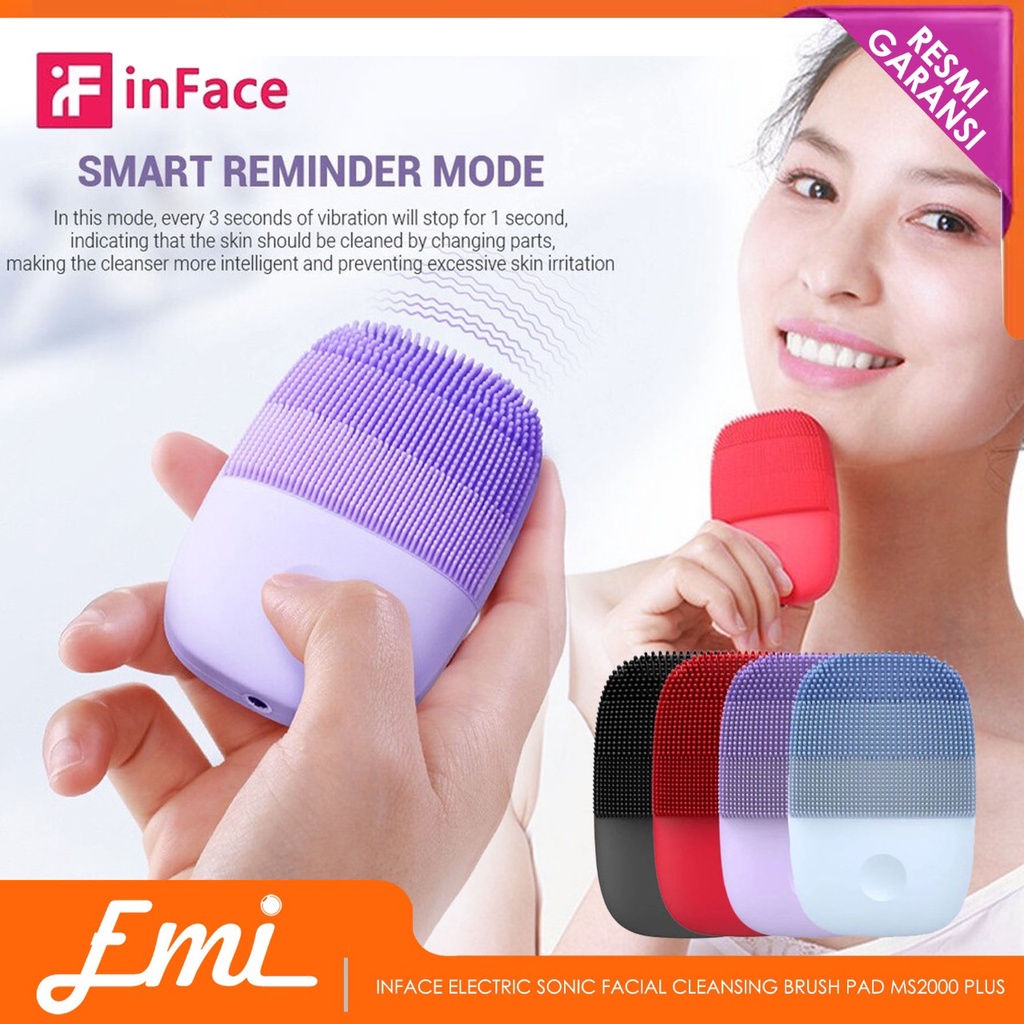 InFace Electric Sonic Facial Cleansing Brush Pad MS2000 Plus