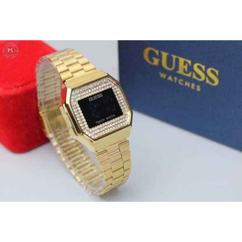 GUESS | JAM TANGAN WANITA GUESS DIGITAL BLING-BLING