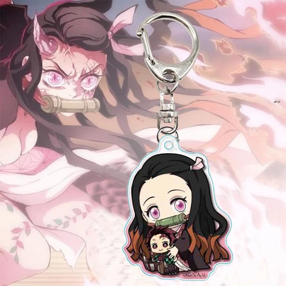 Needway   Demon Slayer Gantungan Kunci Hadiah Wanita Kimetsu no Yaiba Tomioka Giyuu Anime Liontin