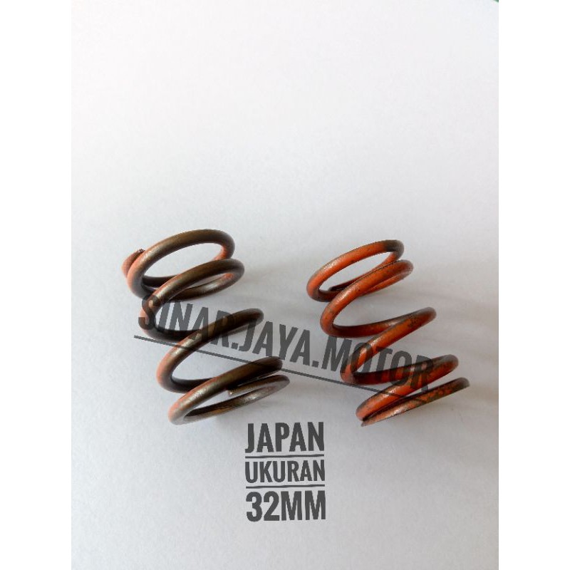 Per Klep japan Jepang 32mm universal Jupiter z Vega r vega zr jupiter z new Supra supra fit supra x Grand Kharisma Beat scoopy vario 110 Shogun Smash mio fino mio m3 mio soul genio revo swedia 1set isi 2biji pir klep