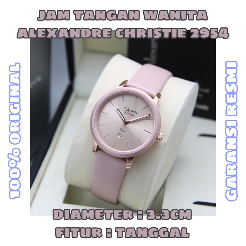 AC 2954 ALEXANDRE CHRISTIE - JAM TANGAN WANITA AC2954 - PINK - JAM AC