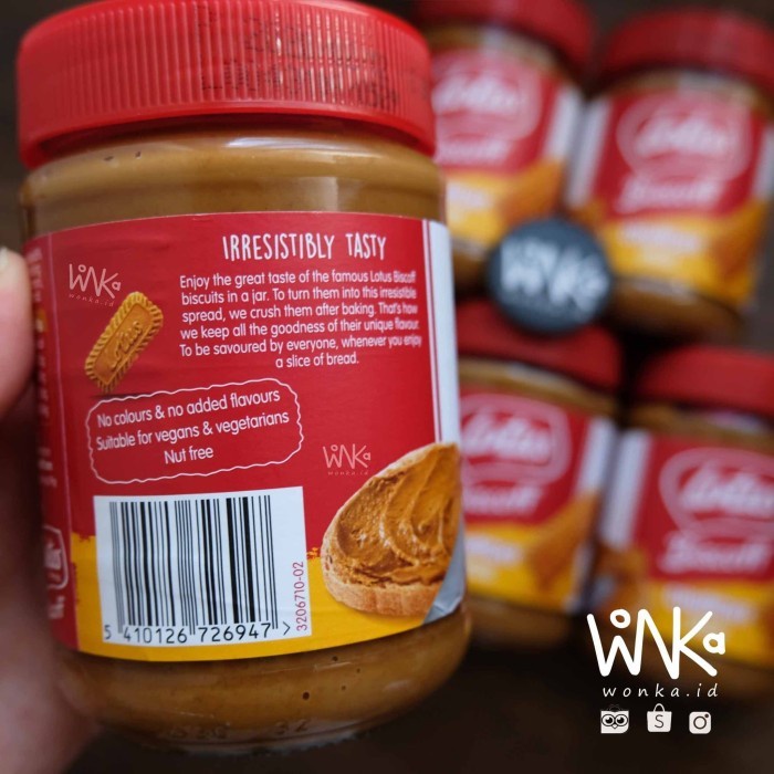 Lotus Crunchy Spread - Selai Speculoos 380 gr - Biscoff Caramel Cookie