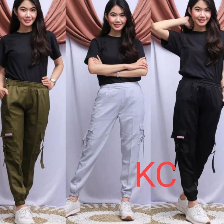 Barang Pilihan.. CELANA CARGO | CELANA CARGO WANITA JOGER CELANA WANITA JUMBO