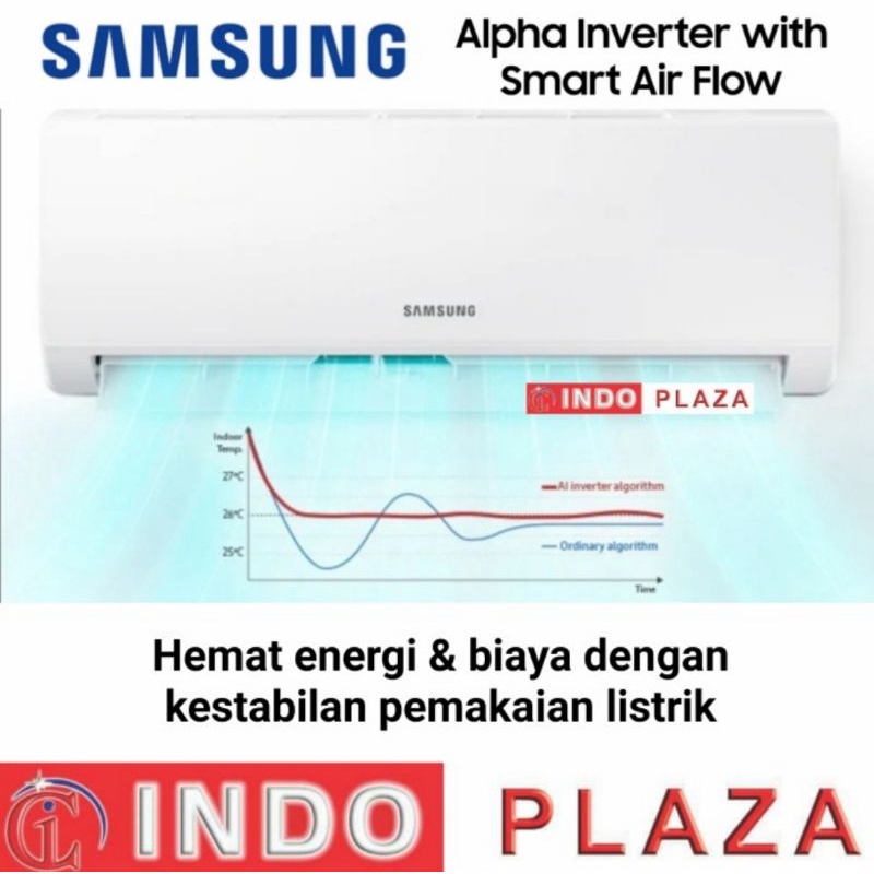 AC SAMSUNG ALPHA INVERTER 1 PK AR09AYHLAWKNSE