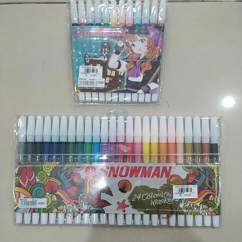 

Coloring Markers SNOWMAN