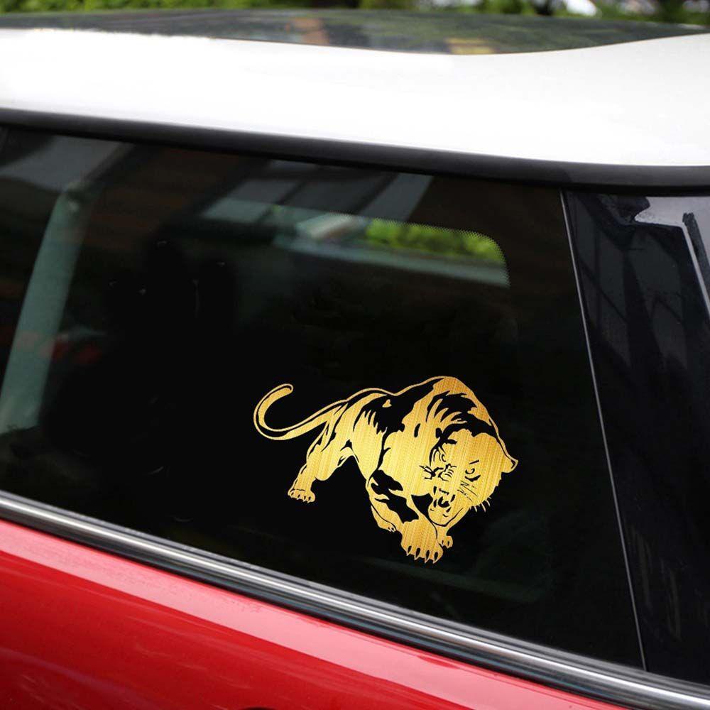 Lanfy Stiker Motif Panther Untuk Dekorasi Jendela Belakang Mobil