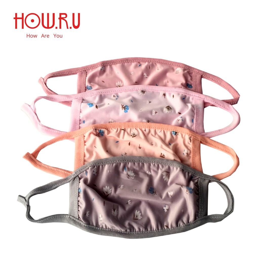 HOW.R.U | Masker Kain Warna Pastel 0420