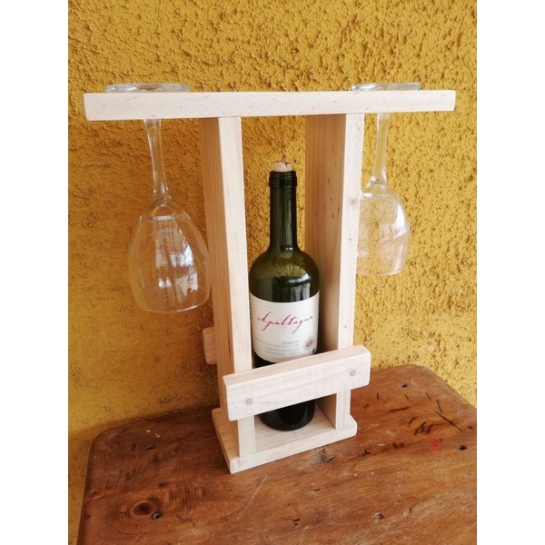 RAK BOTOL WINE MEJA TEMPAT BOTOL KAYU JATI BELANDA DEKORASI DAPUR HIASAN RUMAH