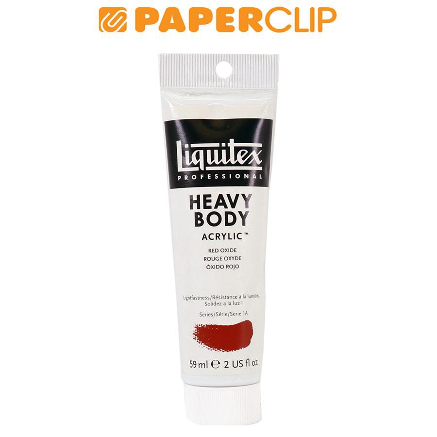

ACRYLIC LIQUITEX HEAVY BODY S1A 59ML RED OXIDE 1045335