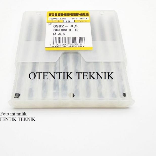 ➤ GUHRING MATABOR BESI 4.5MM POWERLINE - MATA BOR HSS 4.5 MM GERMANY ◄